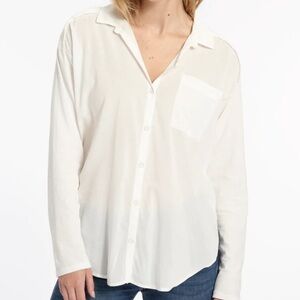 Splendid | Paige White Button Down Blouse - Size S - Excellent Condition​​​​​